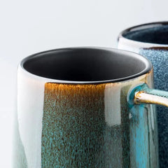 700ML/24OZ Giant Ceramics Coffee Mug: Perfect Large Chinese Teacup for Water, Juice & Milk, Ideal for Office & Home, Microwave