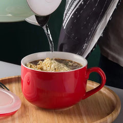 700ml Coffee Mug Large Capacity Ceramic Breakfast Oatmeal Milk Tea Cup Instant Noodles Bowl Novelty Gifts Best For Your Friends