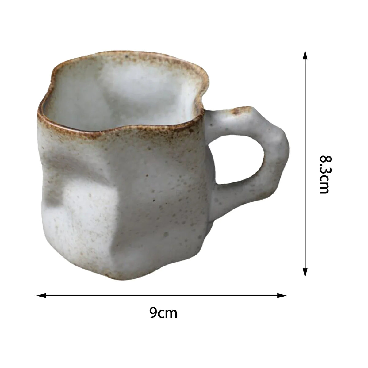 Ceramics Coffee Mug Novelty Fat Belly Mug with Handle Hot Cold Water Drinks Cup for Wedding Kitchen Household Drinkware