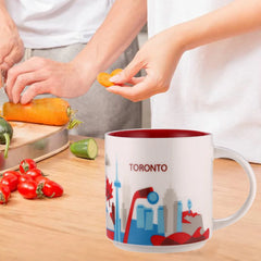 Ceramic Coffee Mug, American and Europe, New York, Los Angeles, Milk Cup, Beautiful Gifts, Party Return Gifts, 400ml