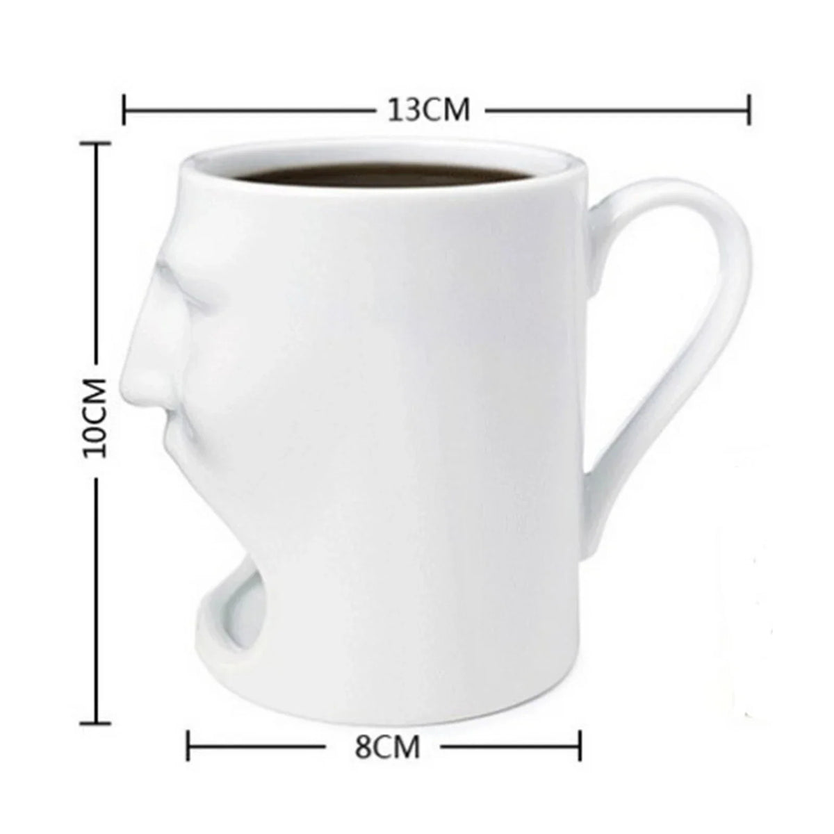 Ceramics Coffee Mug Novelty Fat Belly Mug with Handle Hot Cold Water Drinks Cup for Wedding Kitchen Household Drinkware