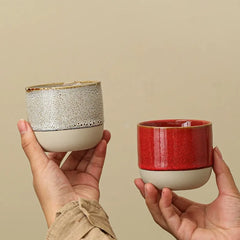 Ceramic Espresso Cups - Espresso Cups Suitable for Coffee and Tea, Coffee Cups Ideal for Use in Cafes and Restaurants