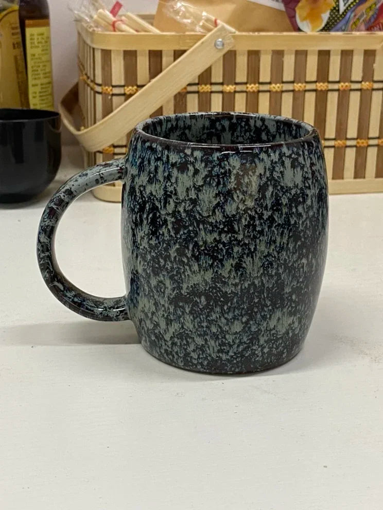 Creative and Personalized Mug Large Capacity Simple Ceramic Men's and Women's Couple Japanese Style Coffee Cup
